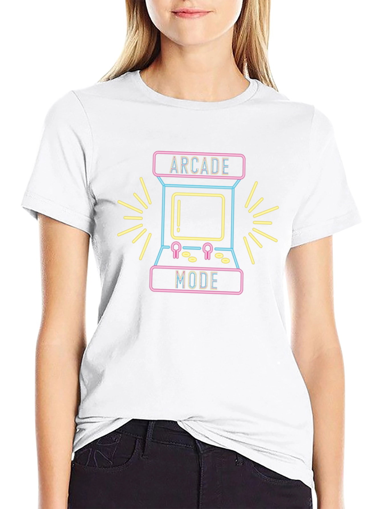 Arcade Mode Black Graphic Tee