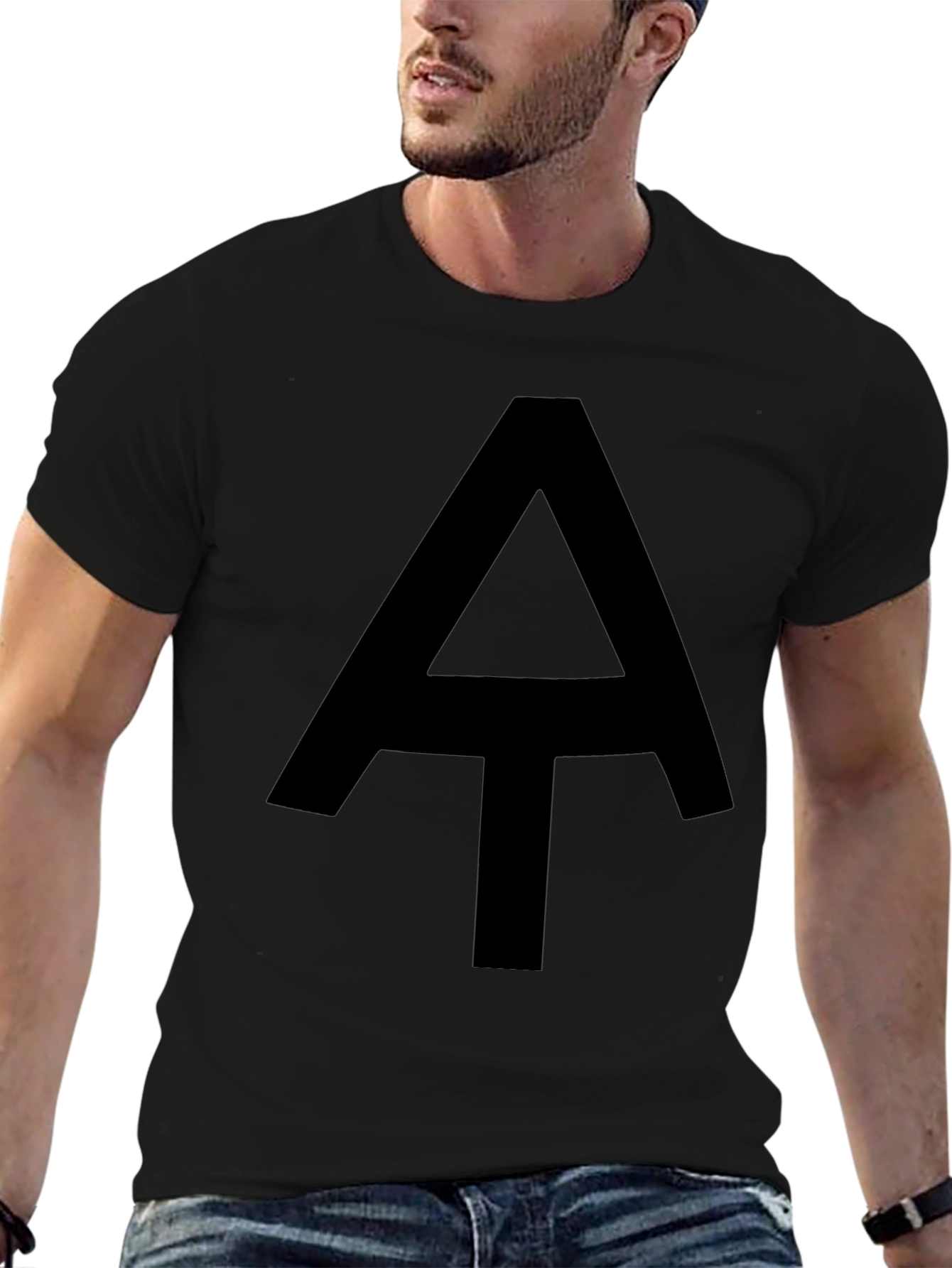AT Hiking Trail Symbol Black T-Shirt