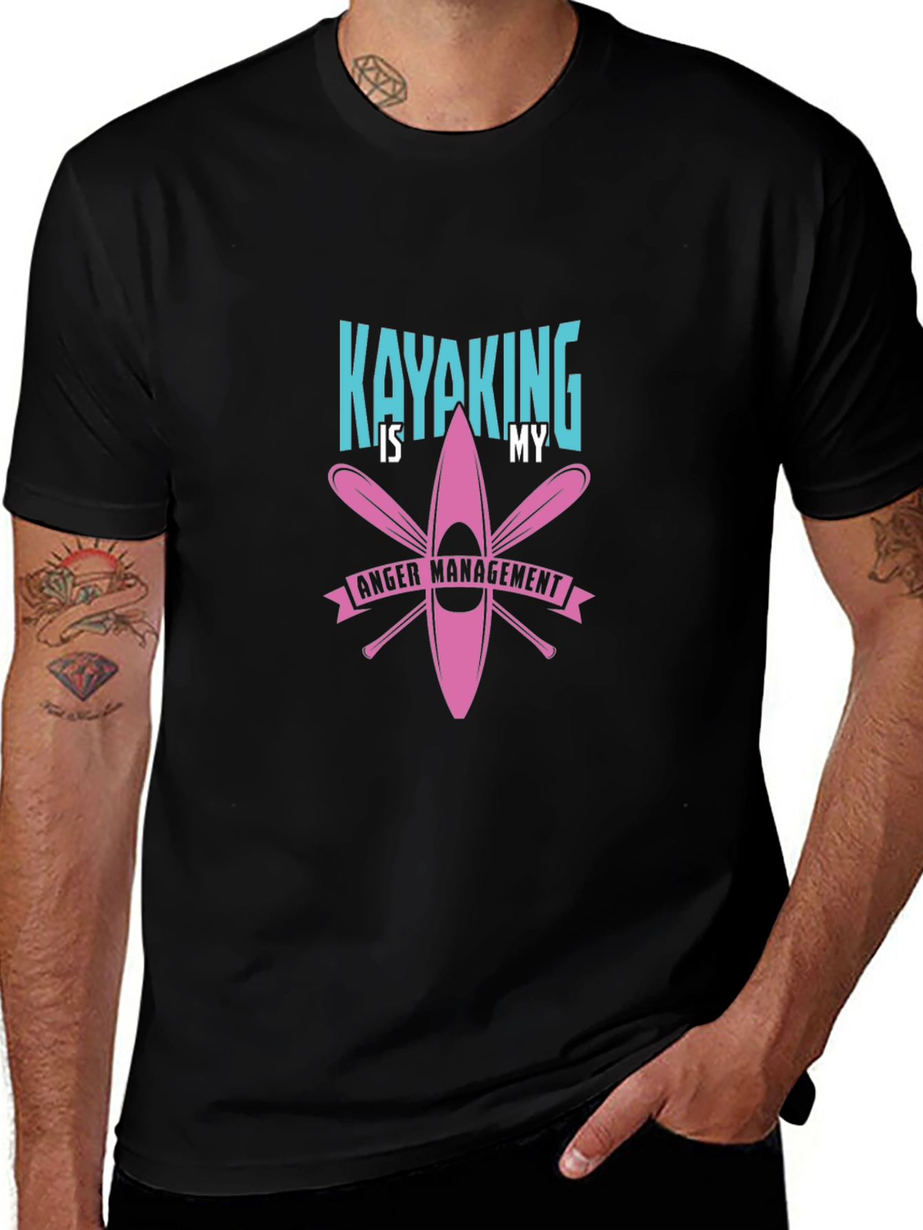 Kayaking Anger Management Graphic Tee
