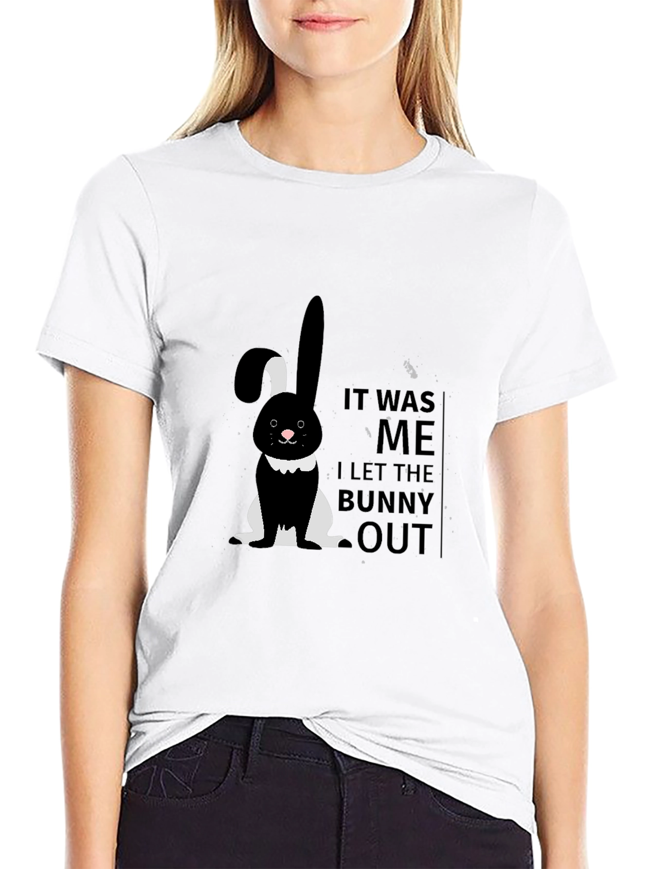 It Was Me I Let The Bunny Out T-Shirt