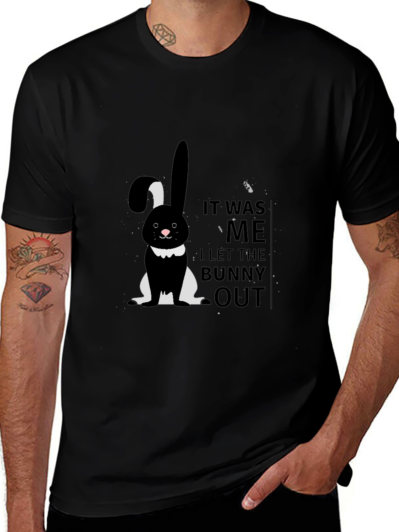 It Was Me I Let The Bunny Out T-Shirt