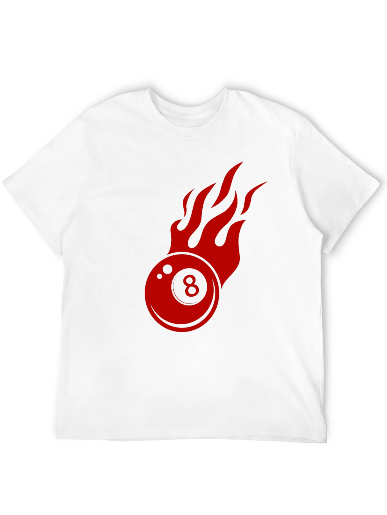 Flaming 8-Ball Graphic Tee