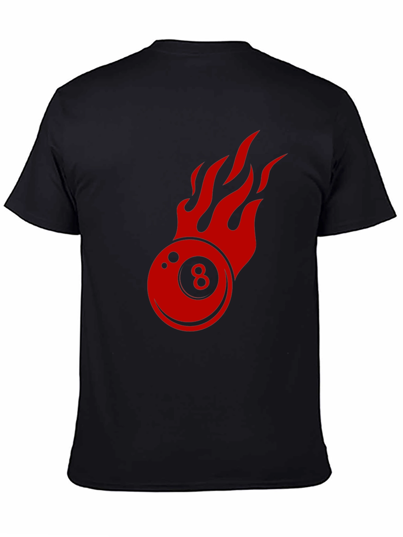 Flaming 8-Ball Graphic Tee