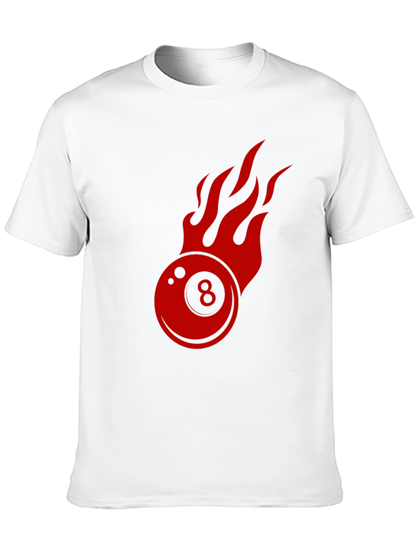 Flaming 8-Ball Graphic Tee