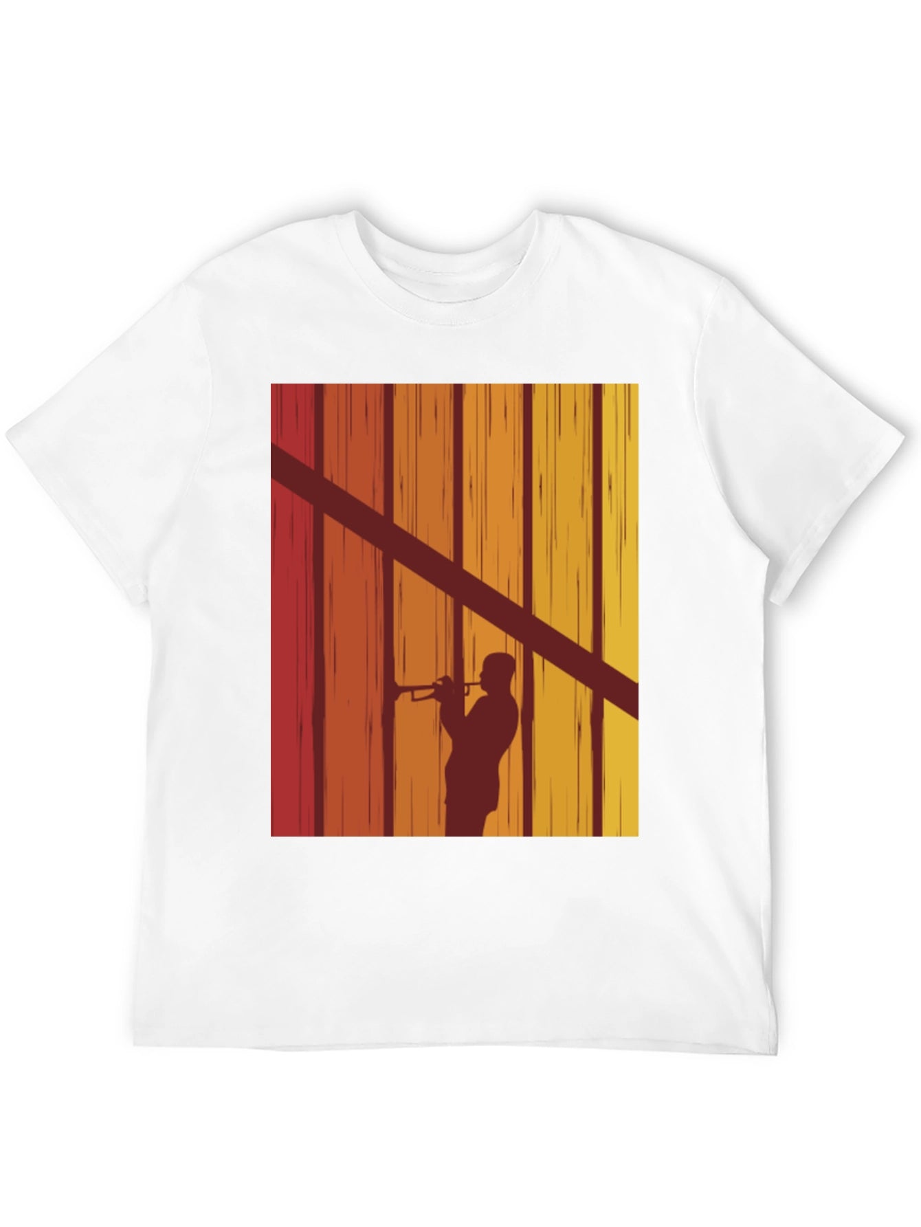 Retro Trumpet Player Graphic Tee