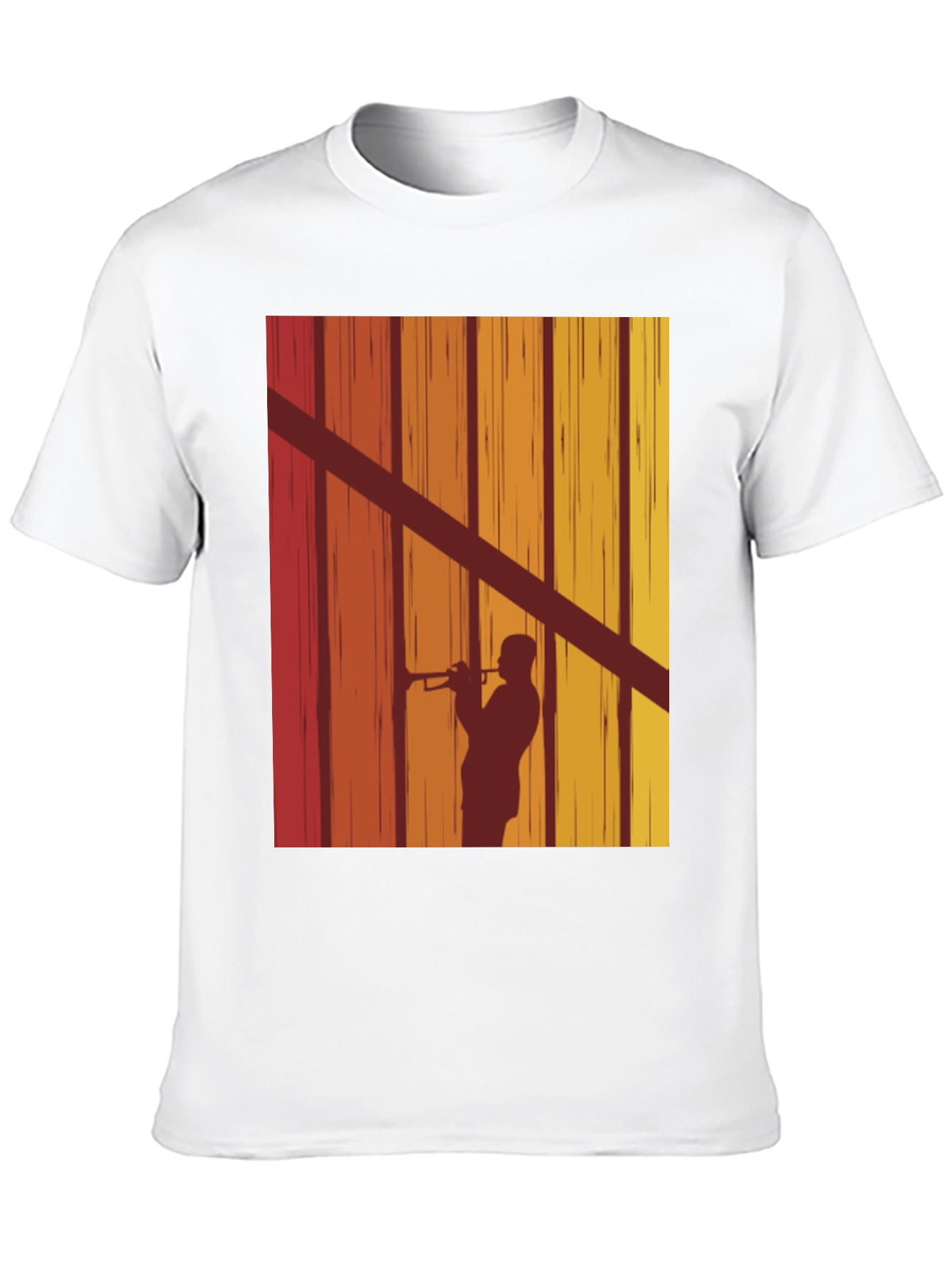 Retro Trumpet Player Graphic Tee