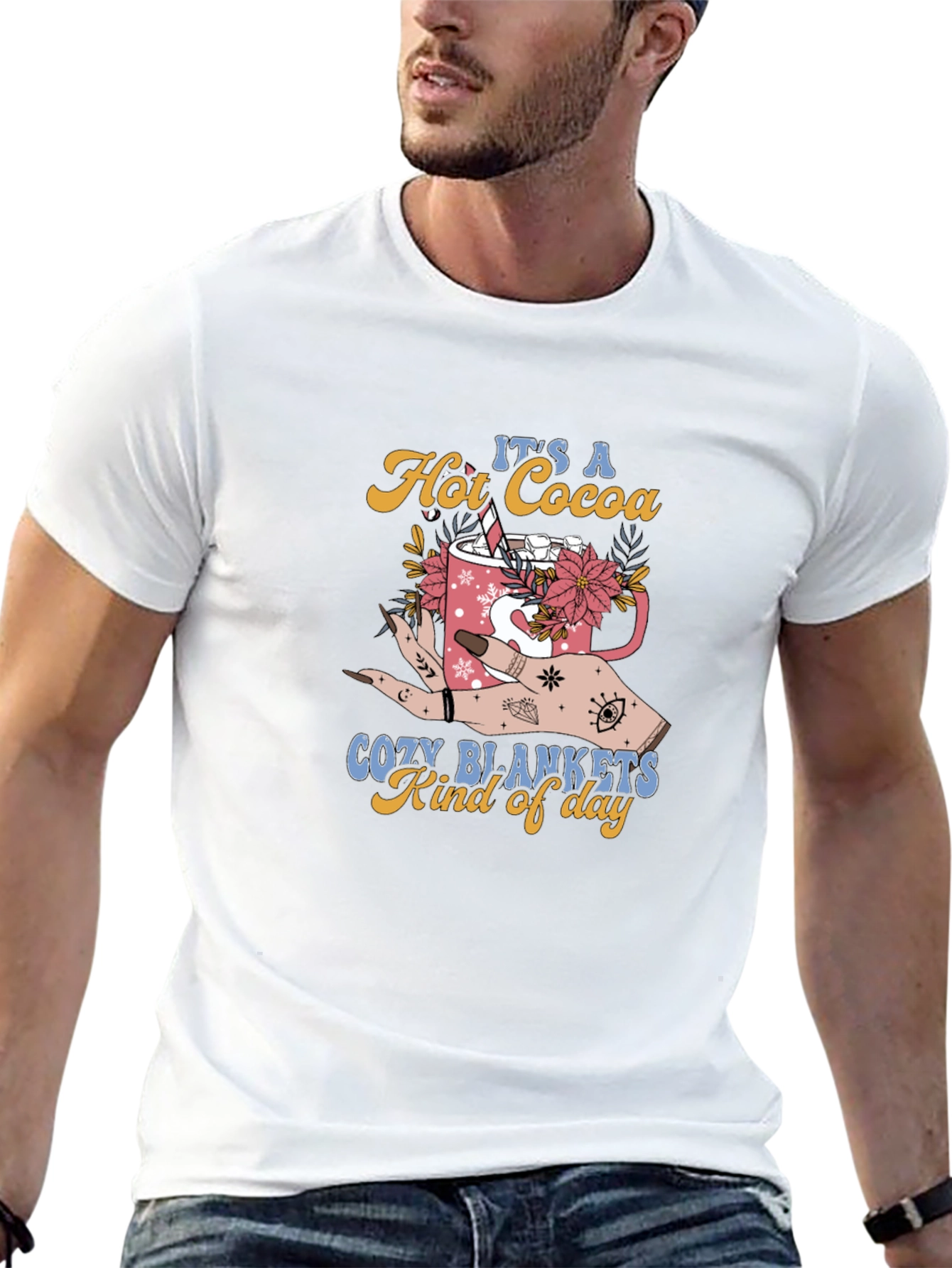 Hot Cocoa Cozy Blankets T-Shirt