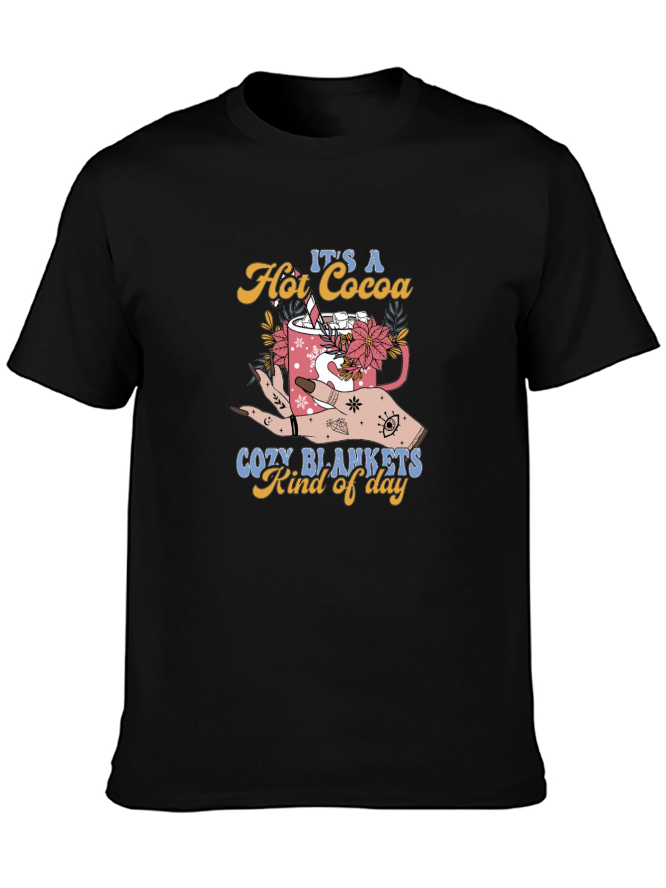 Hot Cocoa Cozy Blankets T-Shirt