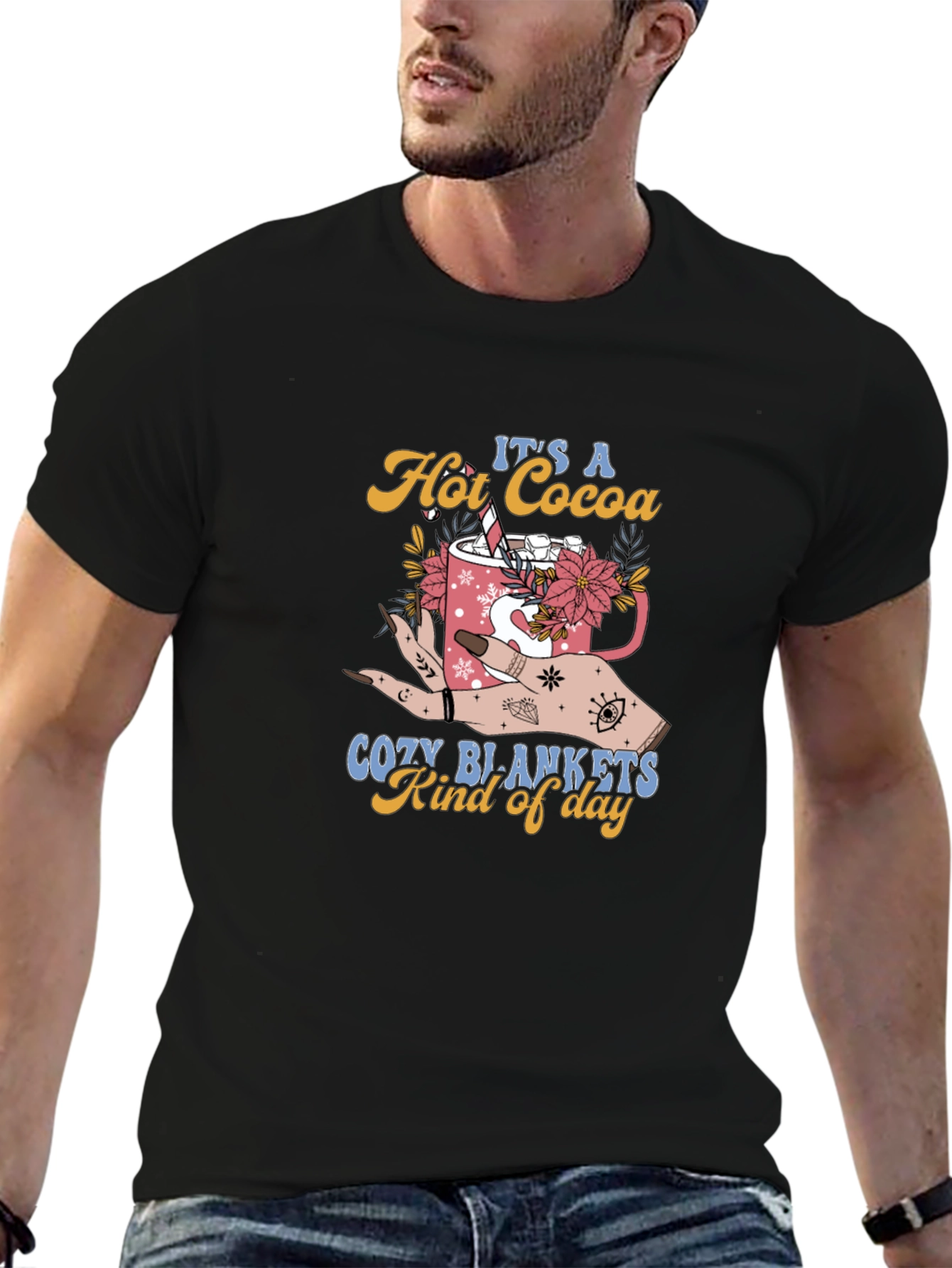 Hot Cocoa Cozy Blankets T-Shirt