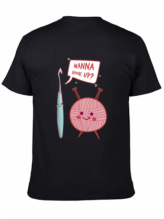Wanna Hook Up Crochet T-Shirt