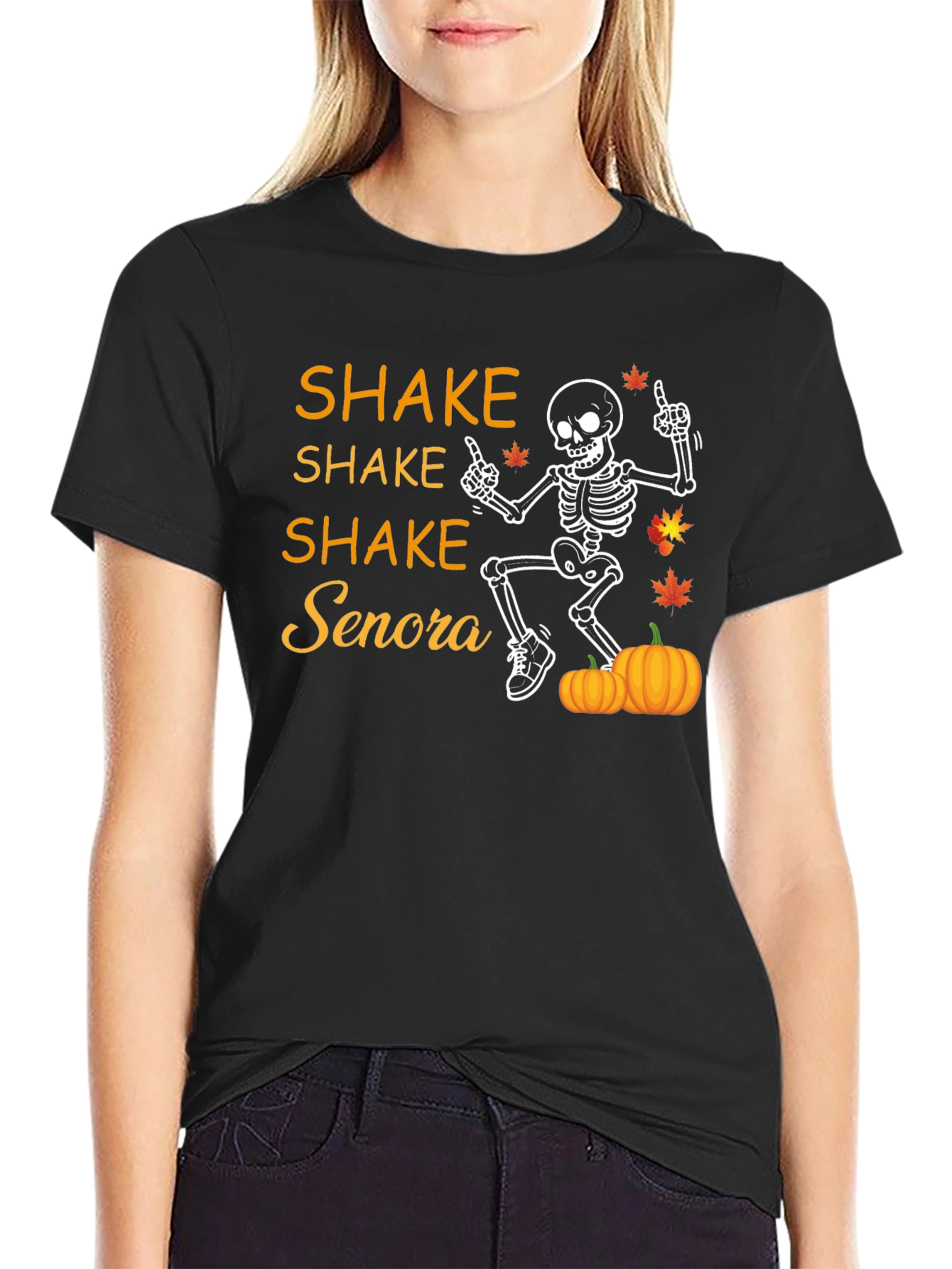 Shake Senora Halloween Skeleton T-Shirt
