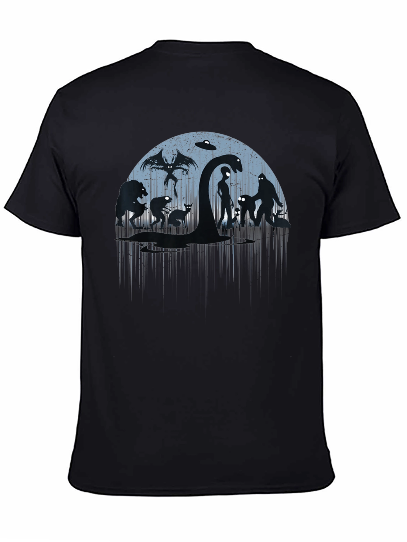Cryptid Crew T-Shirt - Creature Silhouette Design
