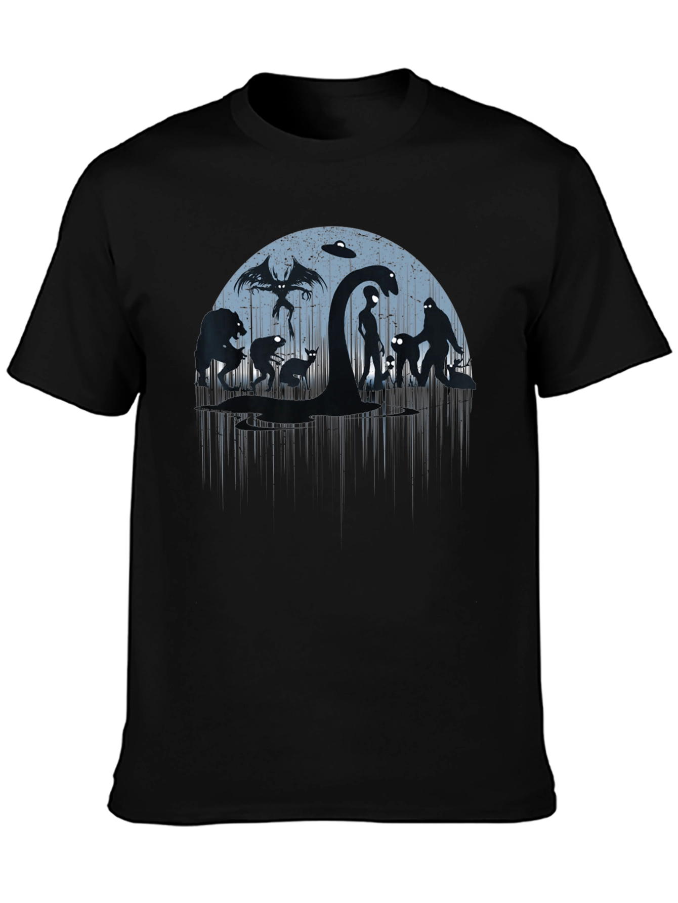 Cryptid Crew T-Shirt - Creature Silhouette Design