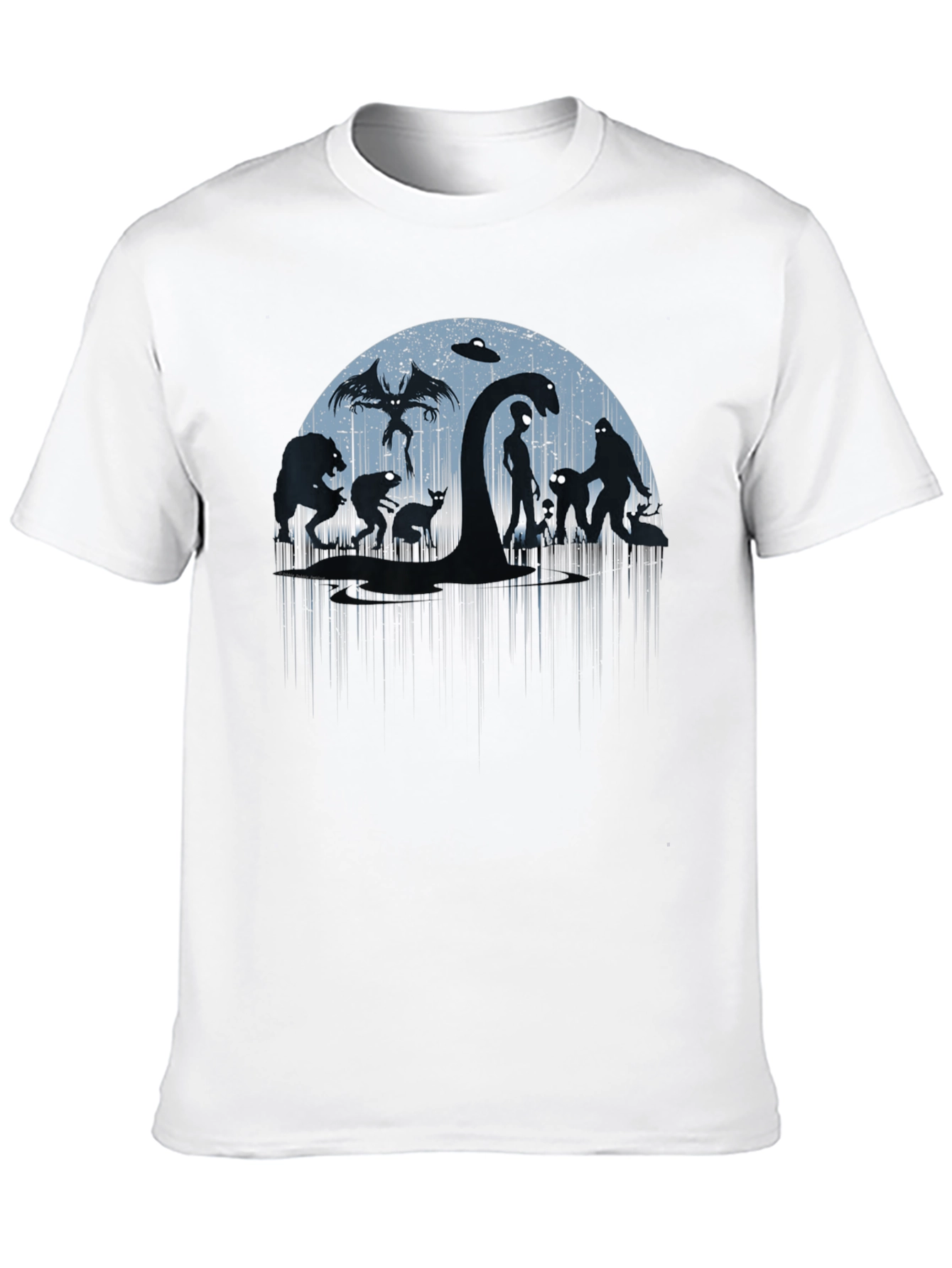 Cryptid Crew T-Shirt - Creature Silhouette Design