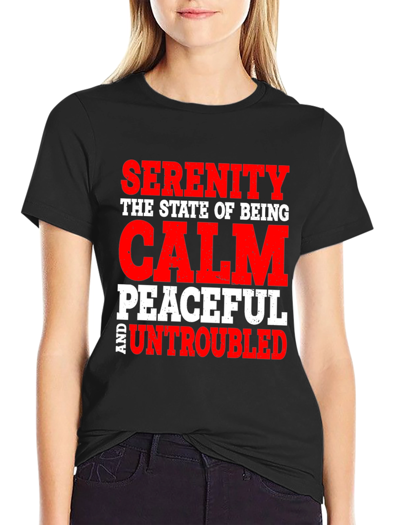 Serenity Calm Peaceful T-Shirt - Relaxed State of Mind