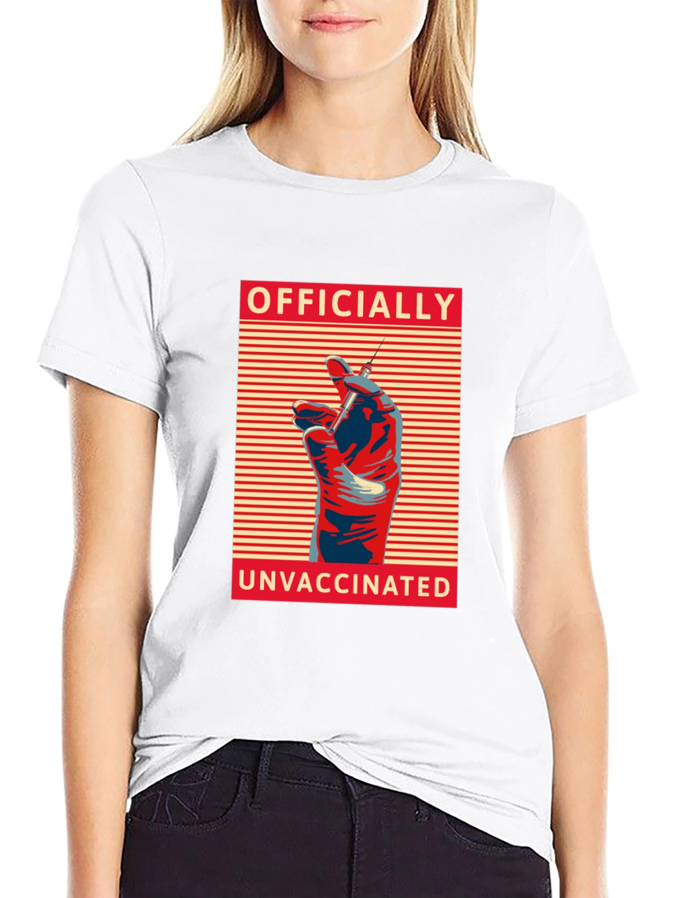 Officially Unvaccinated T-Shirt - Anti-Vax Protest Apparel