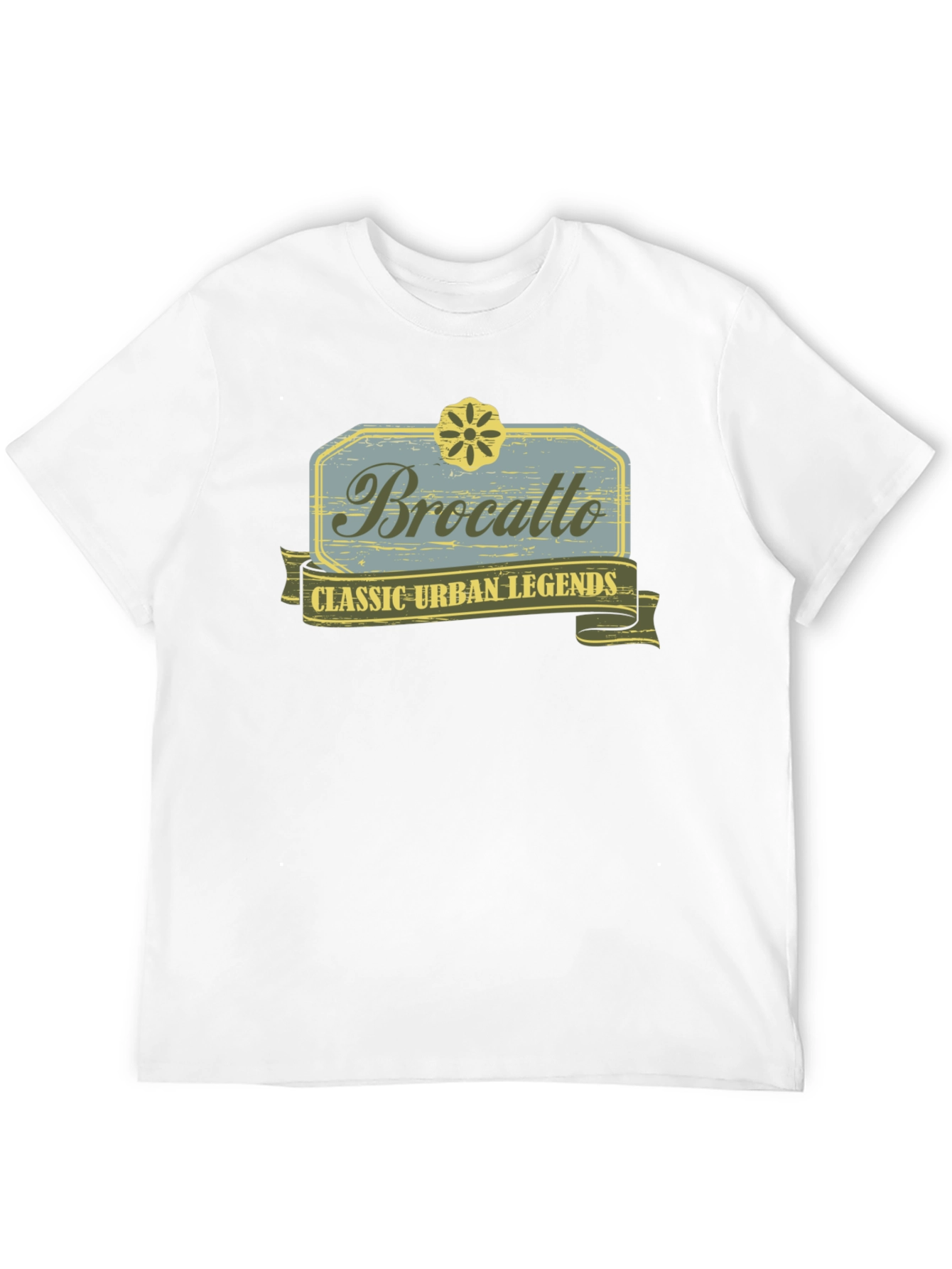 Brocatto Classic Urban Legends Black Graphic T-Shirt