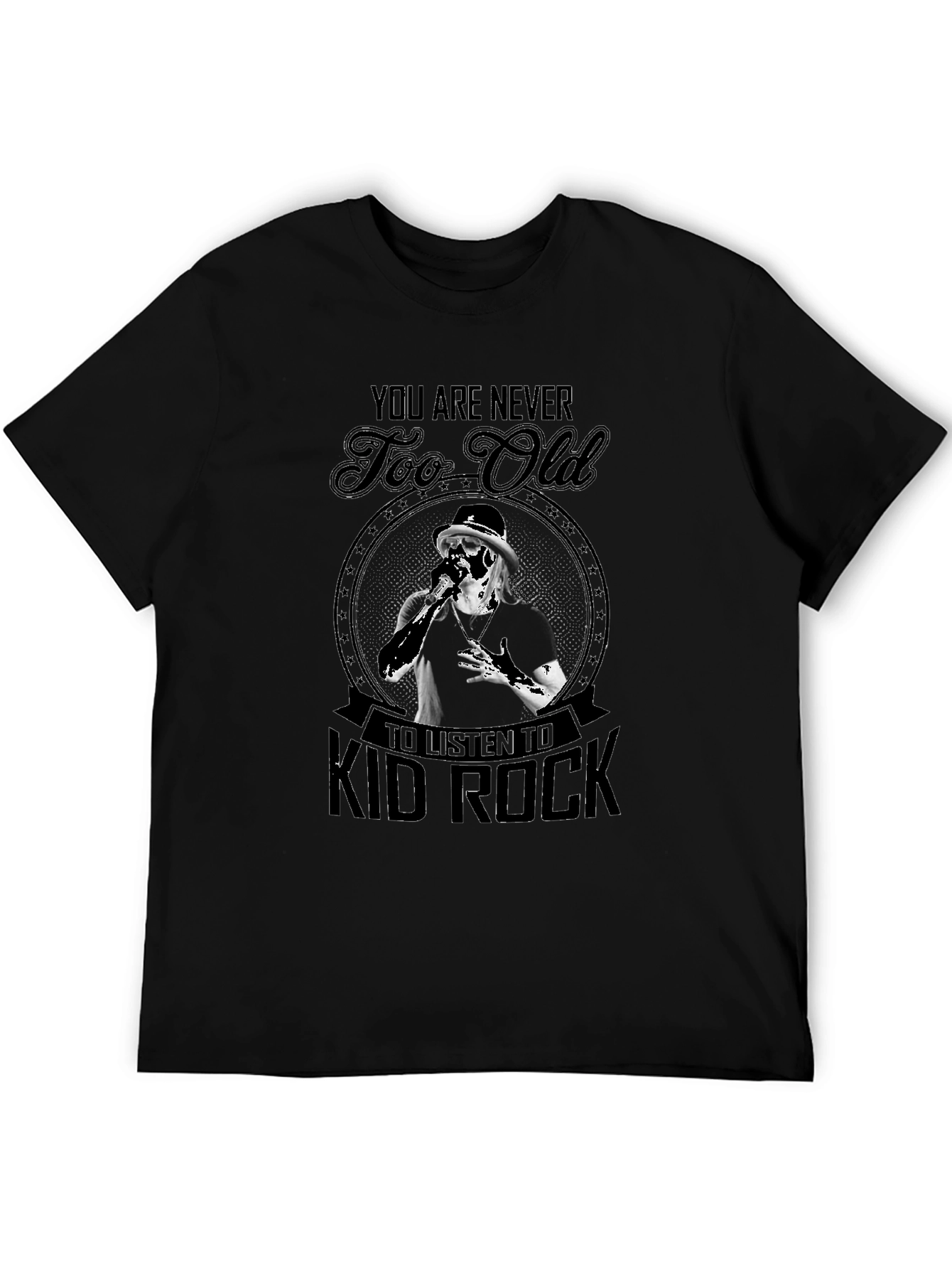 Kid Rock Never Too Old Black T-Shirt
