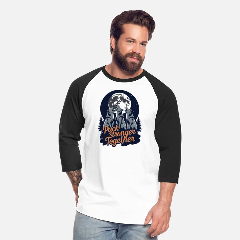Pack Stronger Together – Howling Wolves Under Moon