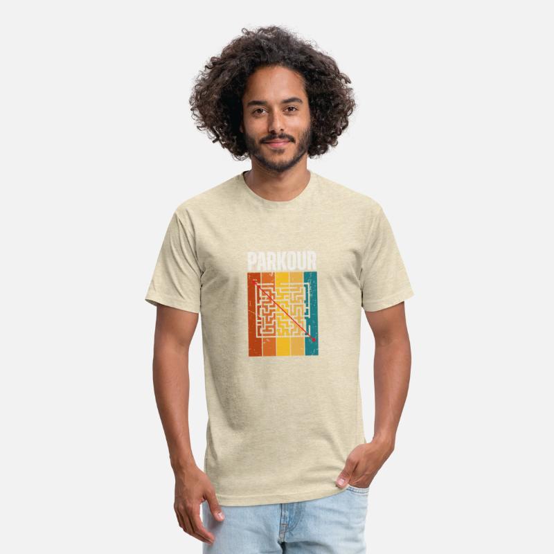 Parkour Labyrinth Vintage Retro 70s Design Parkour