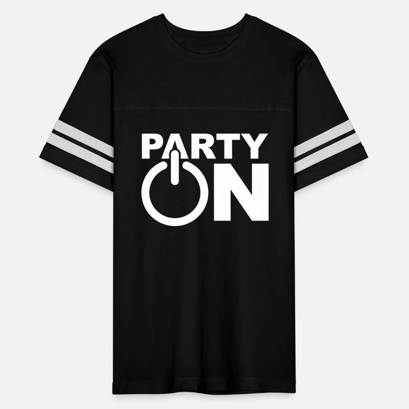 Party On Play Icon Switch Techno DJ Music Symbol
