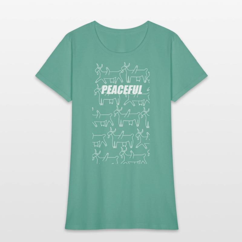 peaceful, unisex T-Shirt,