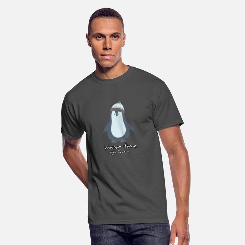 penguin fur Hat Winter time Yardside font logo