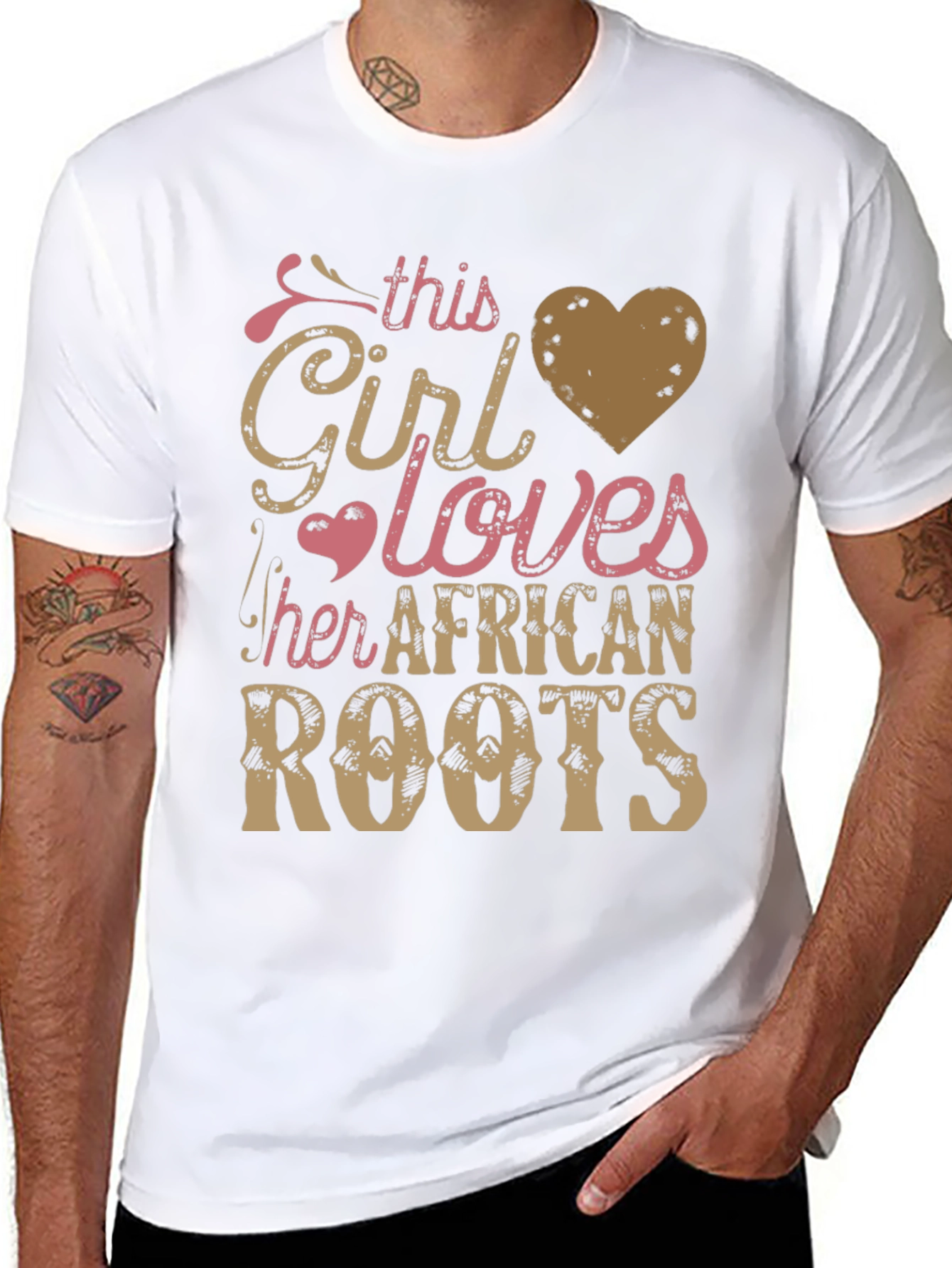 This Girl Loves Her African Roots T-Shirt
