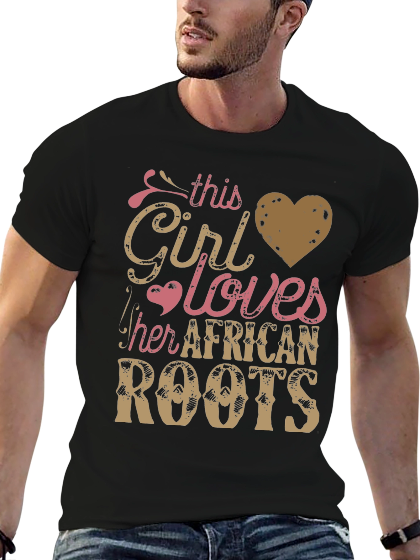 This Girl Loves Her African Roots T-Shirt