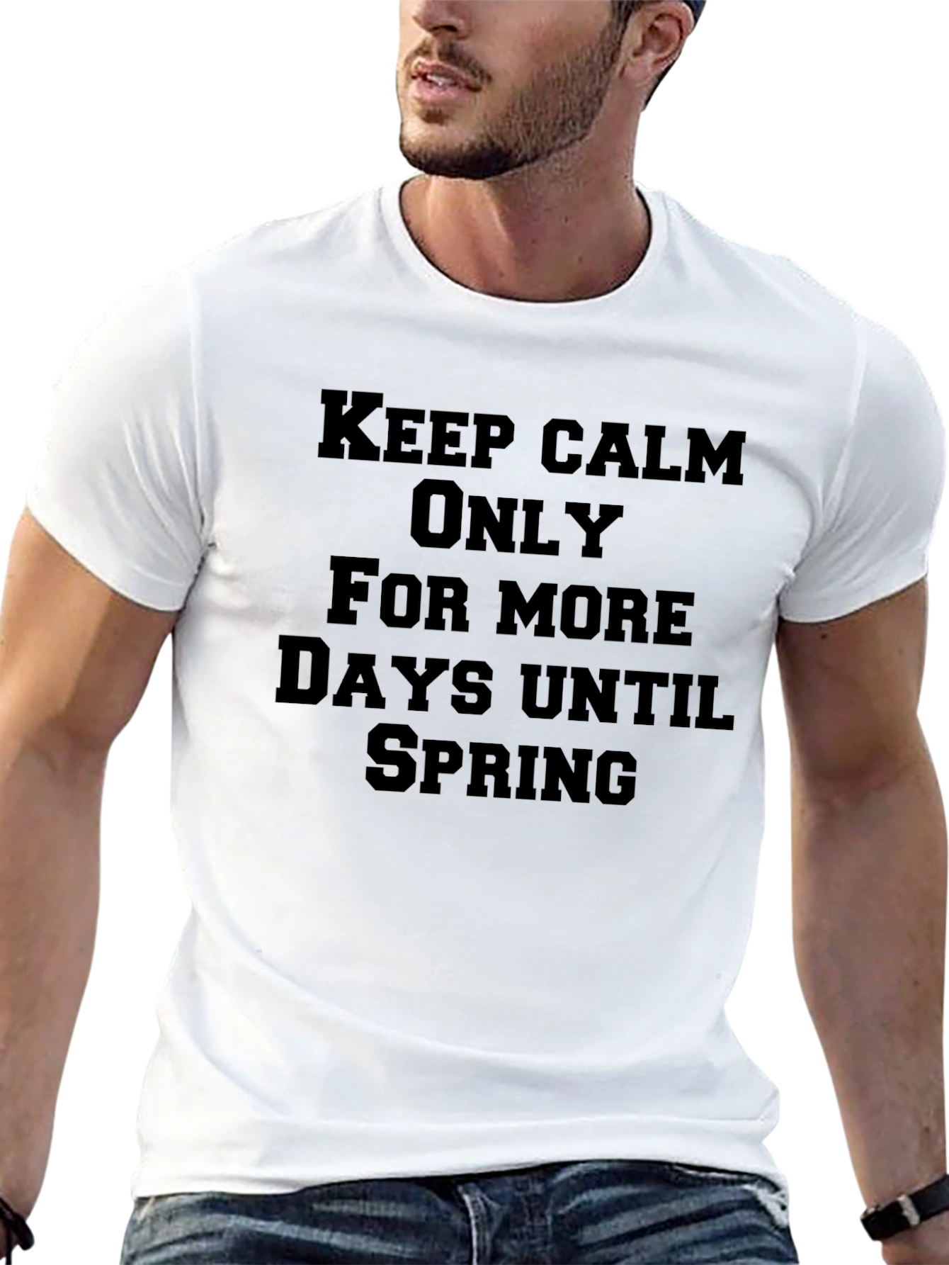 Keep Calm Spring T-Shirt - Mens Graphic Tee