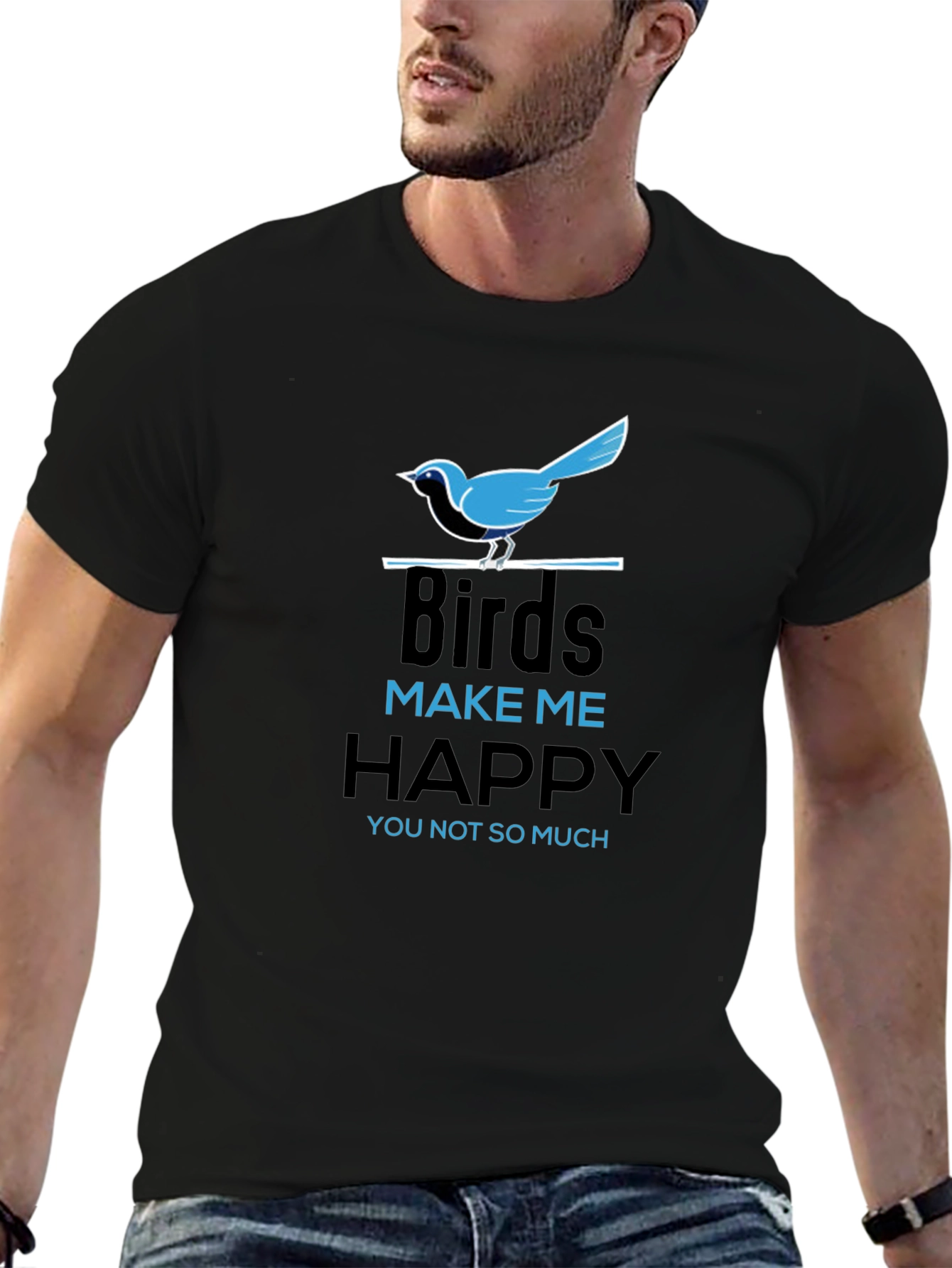 Birds Make Me Happy Graphic Tee