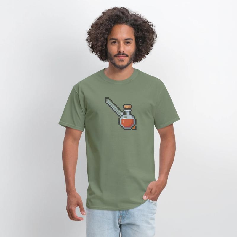 Pixel Art Vampire Potion Design