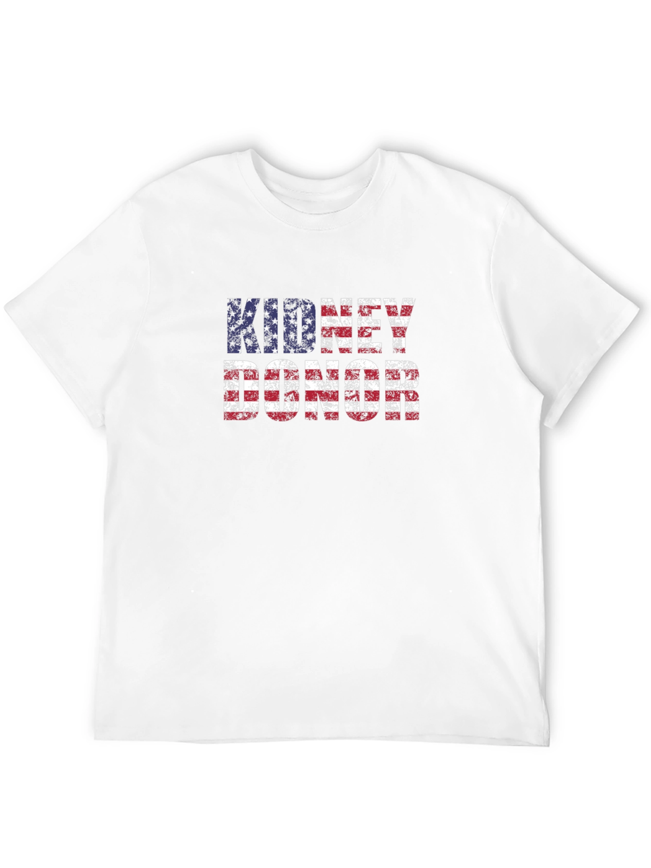 Kidney Donor American Flag Graphic Tee