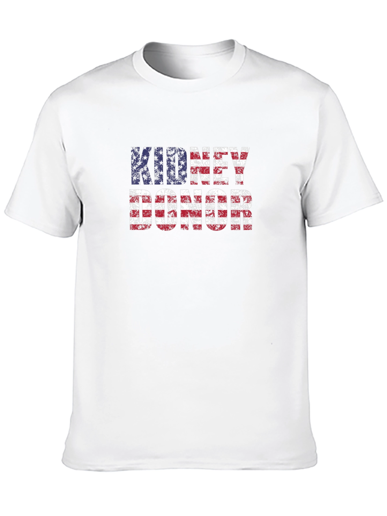 Kidney Donor American Flag Graphic Tee