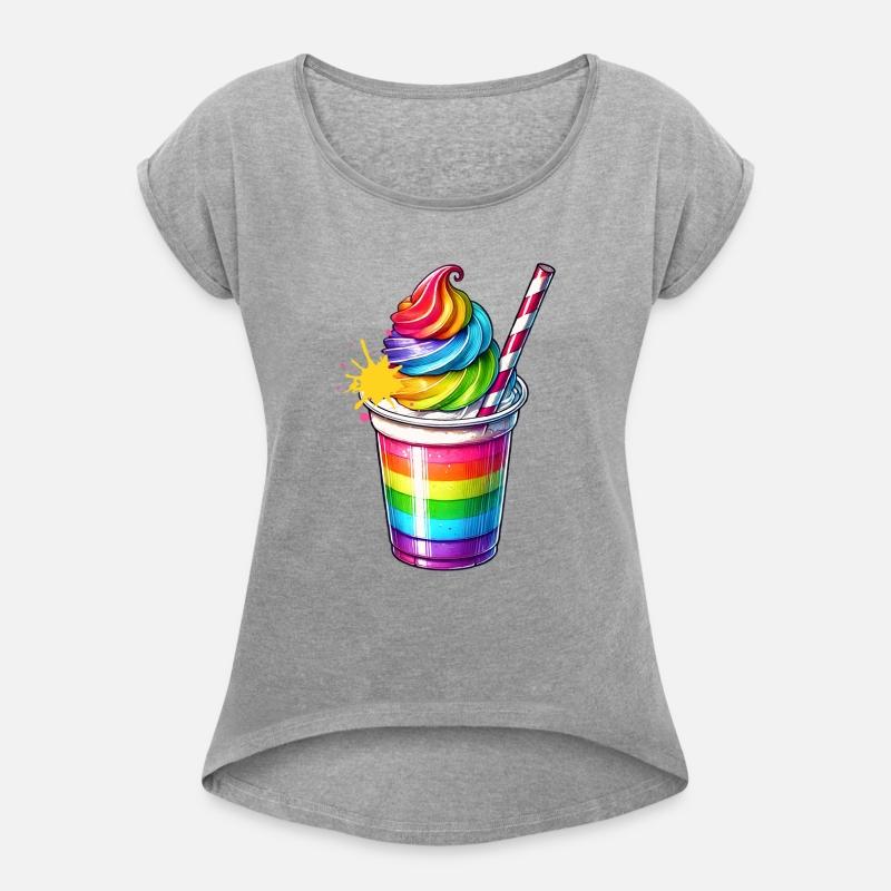 Pleasure for the senses: Rainbow milkshake cup