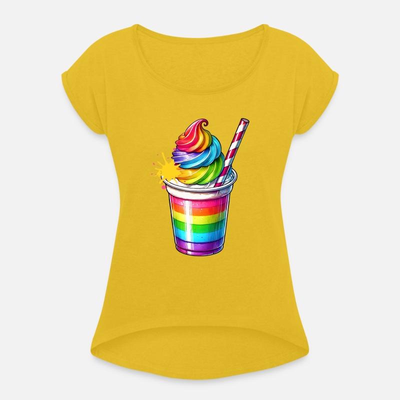 Pleasure for the senses: Rainbow milkshake cup