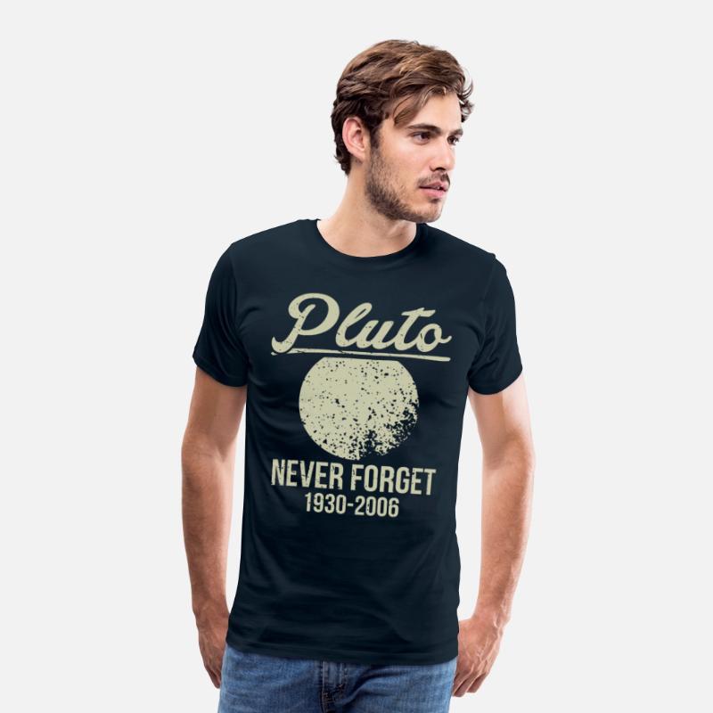 Pluto Never Forget Astronomy Tee