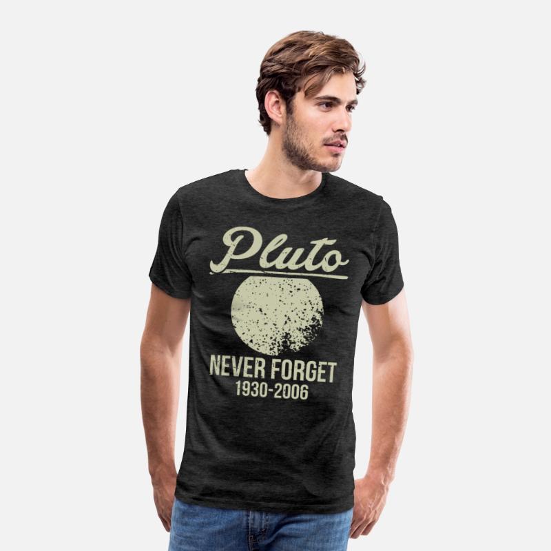 Pluto Never Forget Astronomy Tee