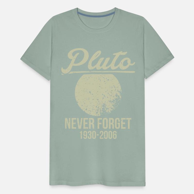 Pluto Never Forget Astronomy Tee