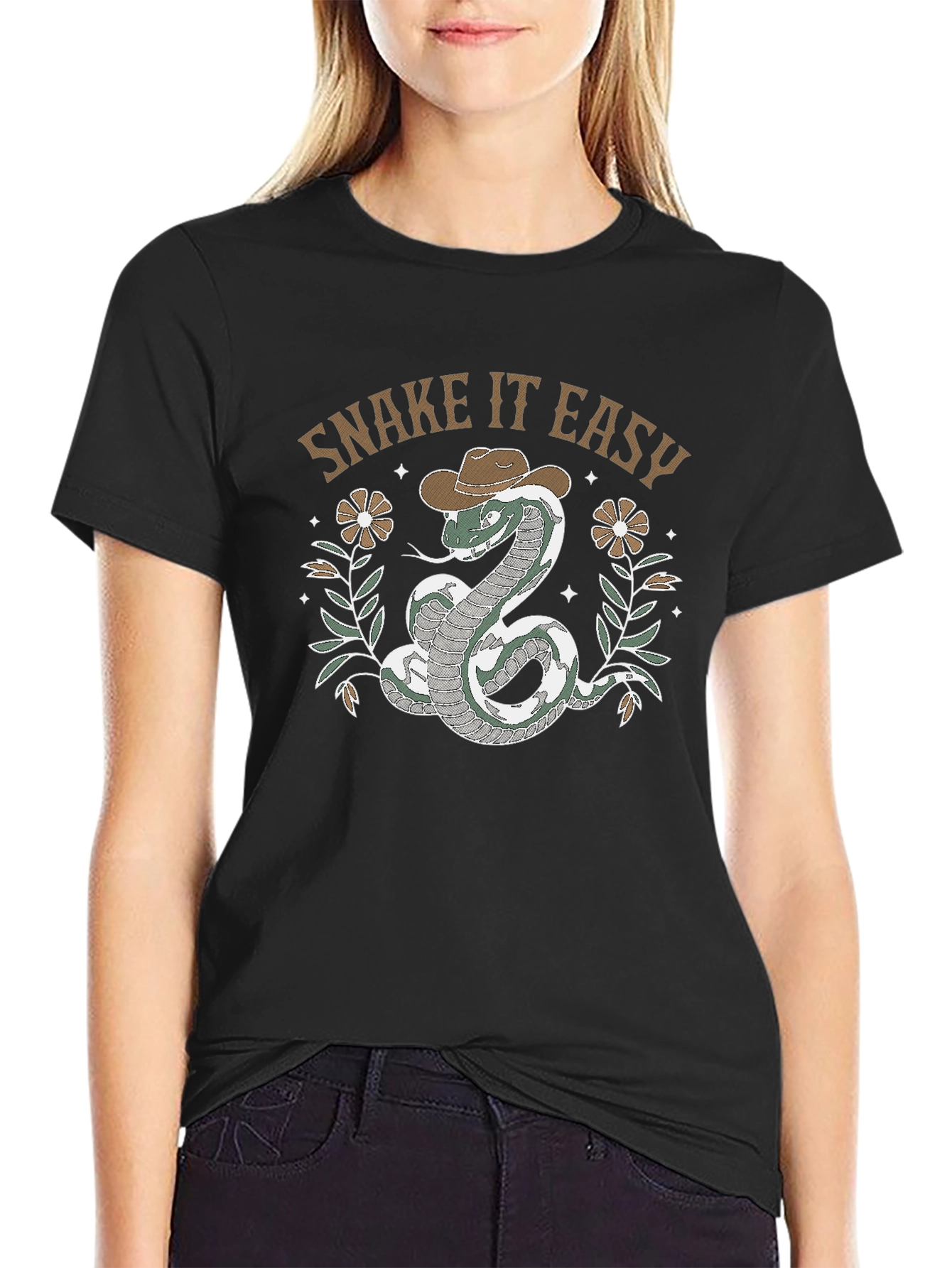 Snake It Easy Graphic T-Shirt