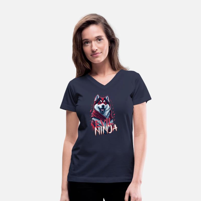Powerful Alaskan Malamute Dog Ninja