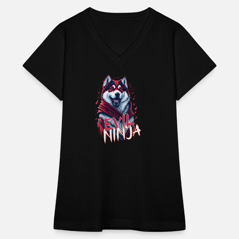 Powerful Alaskan Malamute Dog Ninja