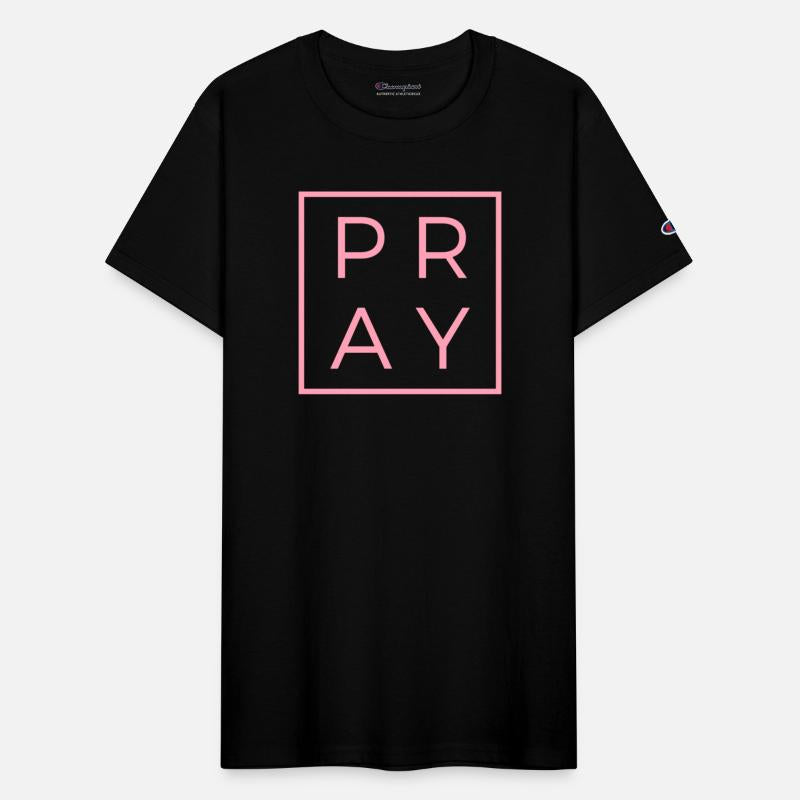 Pray, Christian, Faith, Pink
