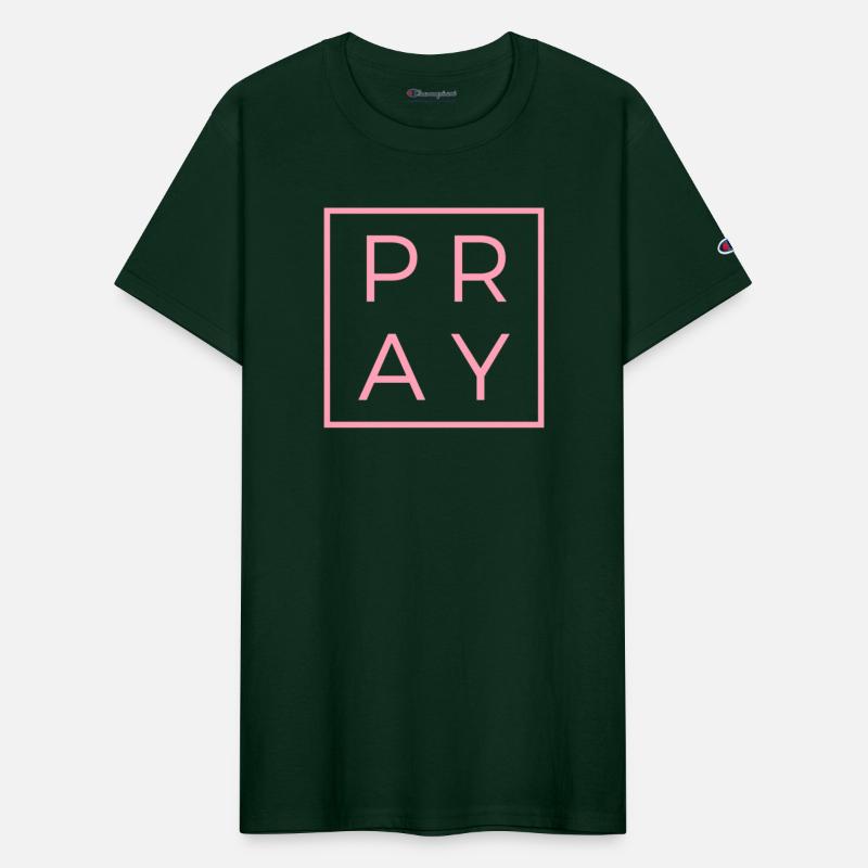 Pray, Christian, Faith, Pink