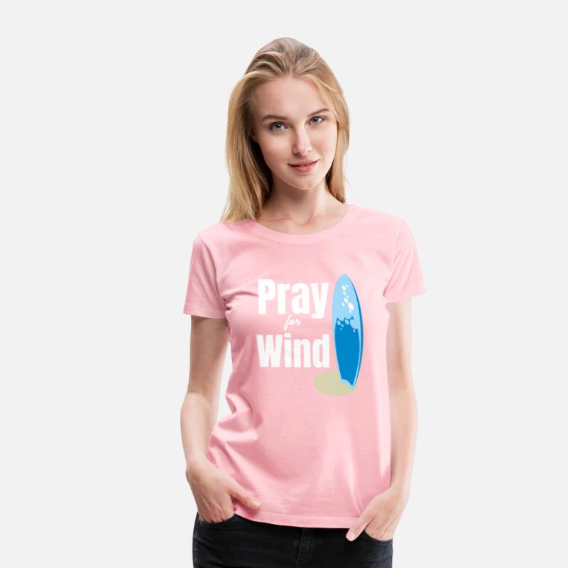 Pray For Wind Funny Kitesurfing Sailboard Windy