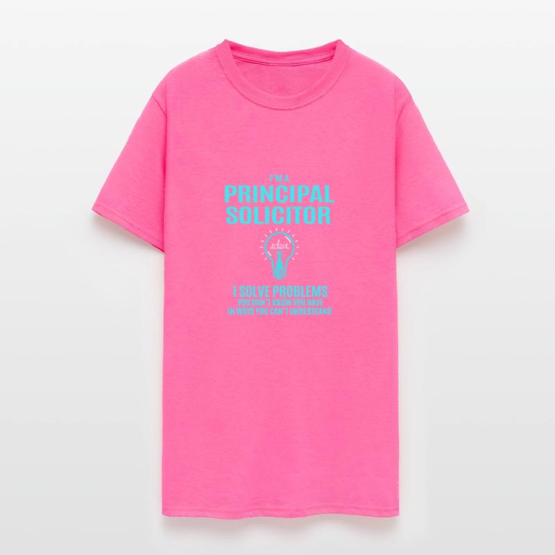 Principal Solicitor T Shirt - I Solve Problems Gif