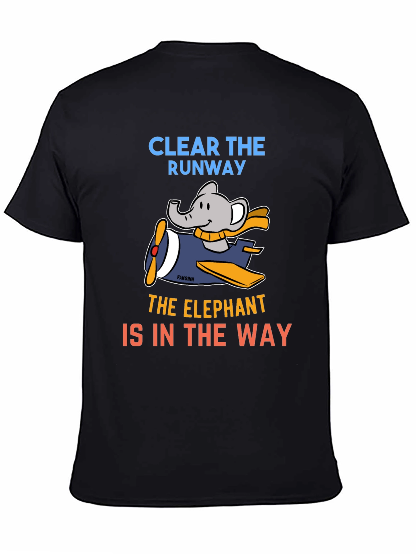Elephant Pilot T-Shirt: Clear the Runway!