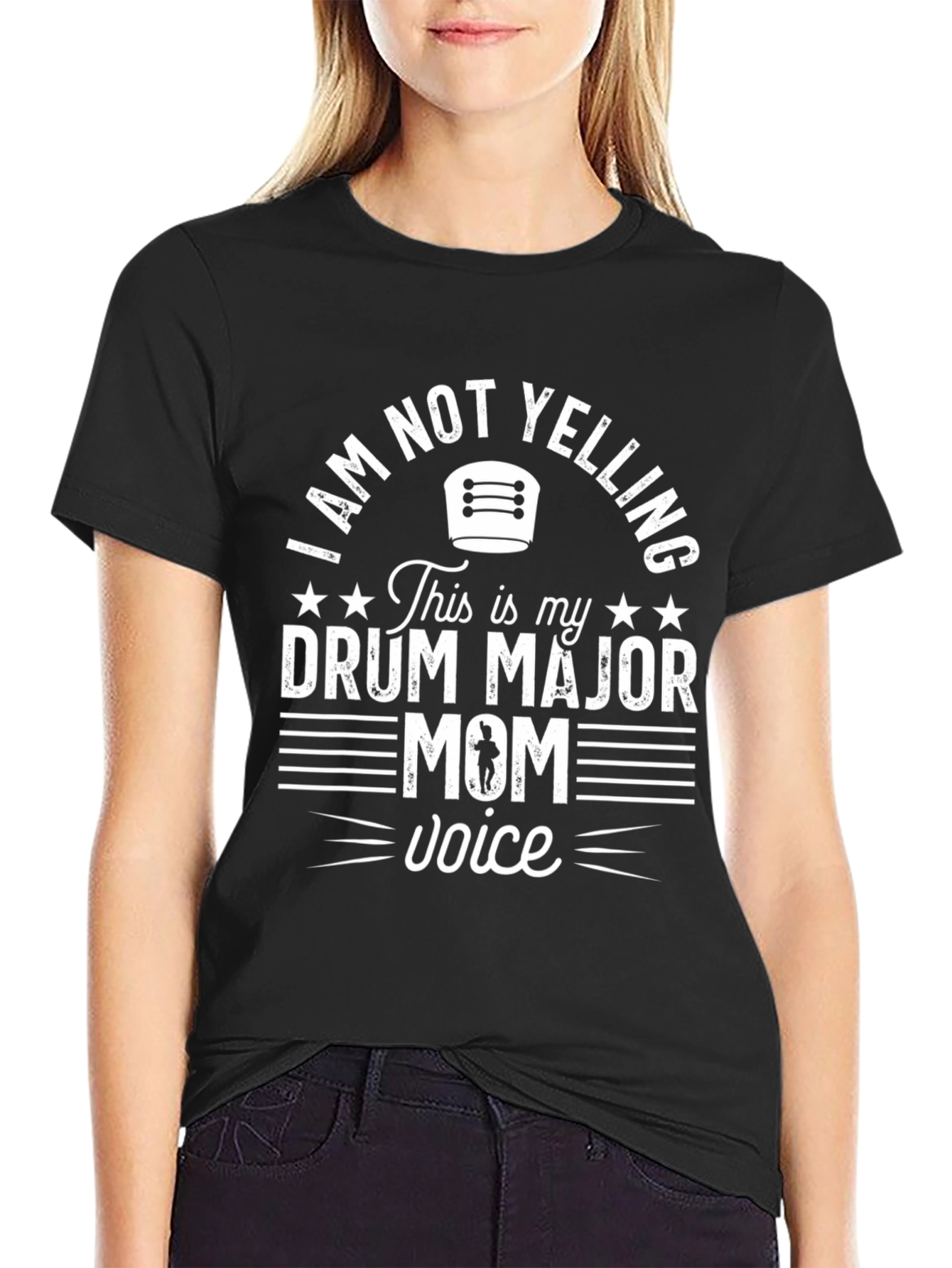 Drum Major Mom Voice T-Shirt