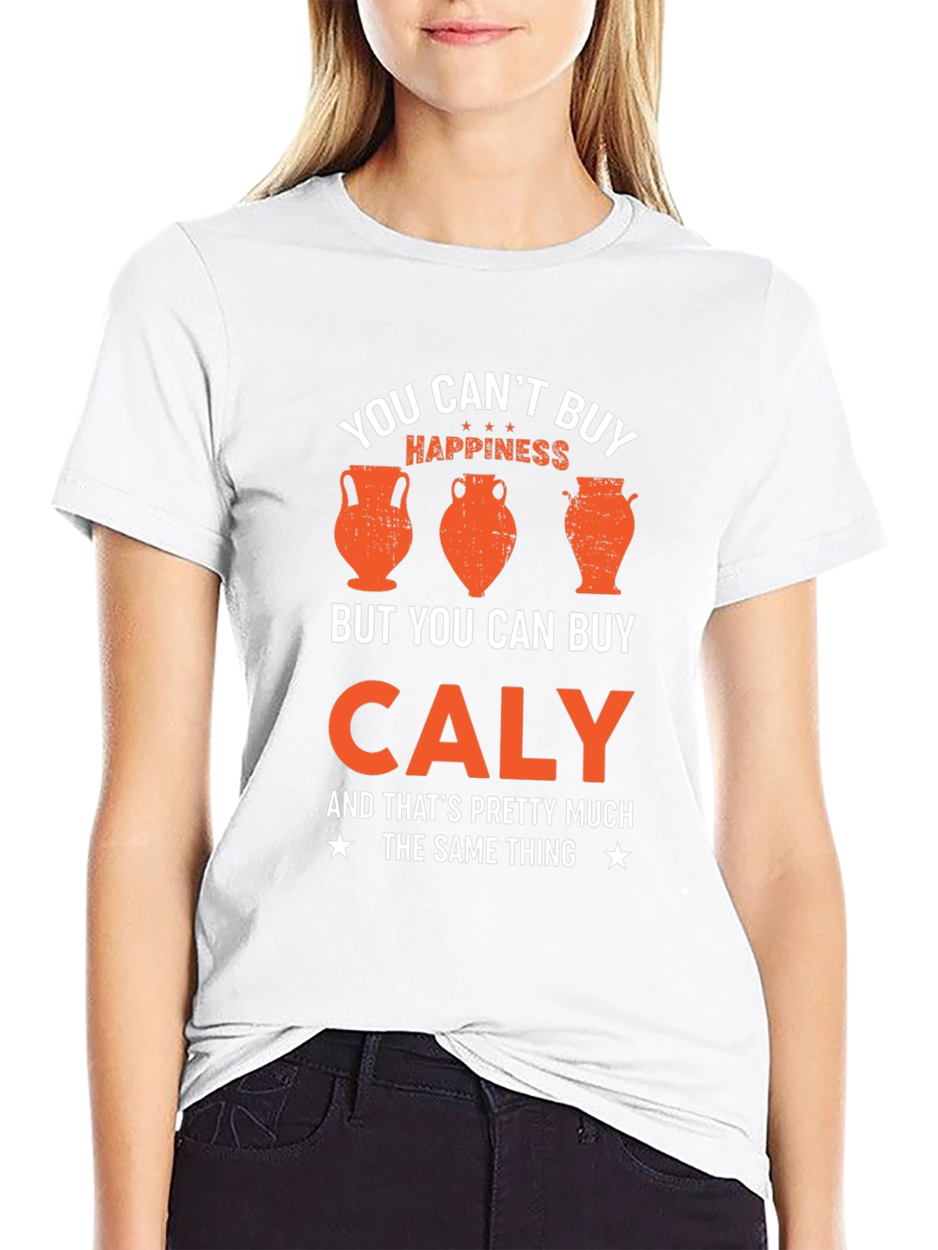 Caly: Happiness T-Shirt - Funny Pottery Lover Tee