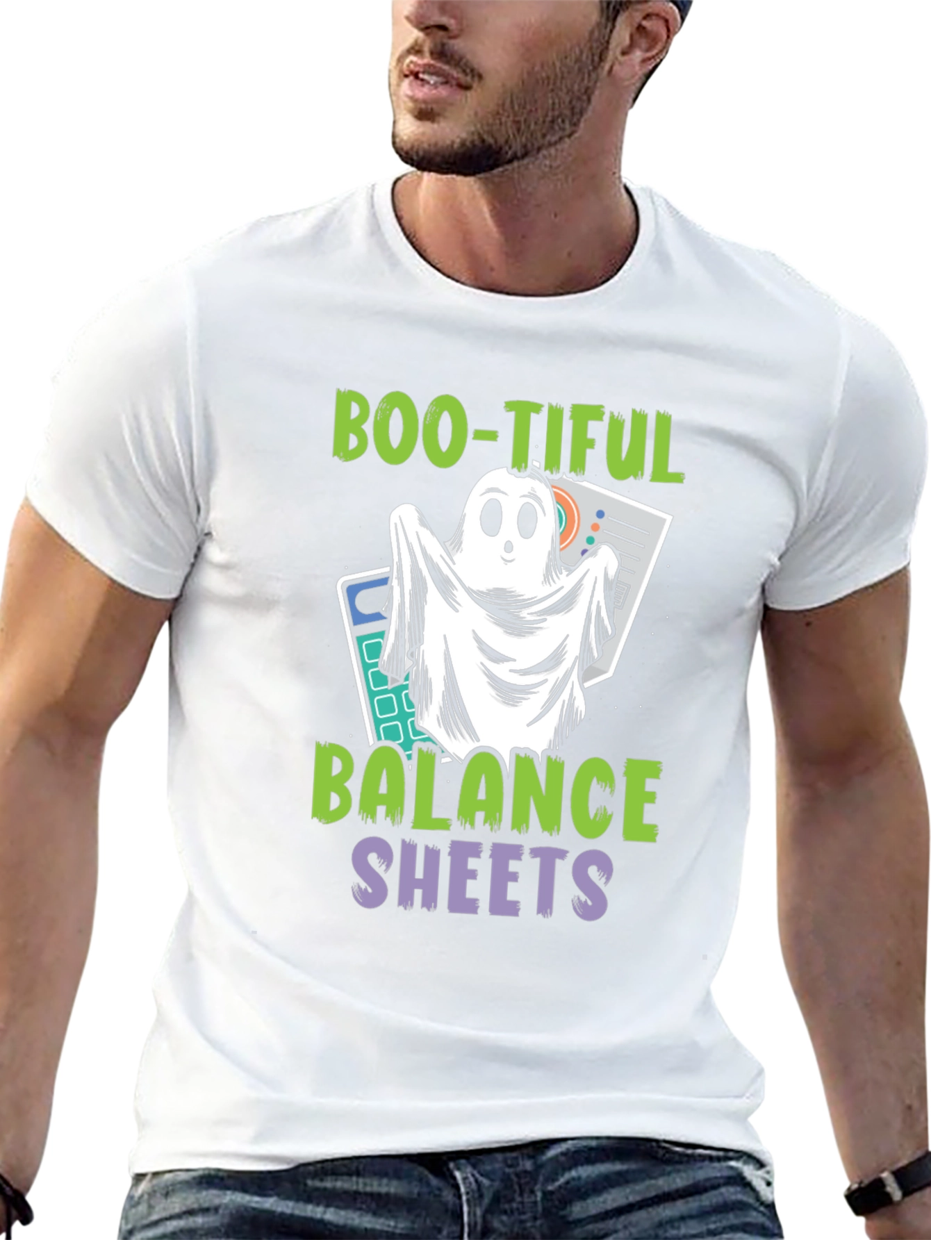 Boo-tiful Balance Sheets Halloween Accountant T-Shirt